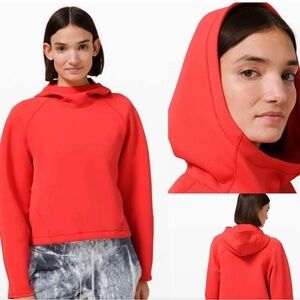 Lululemon AirWrap Pullover Hoodie in the color Pink Punch